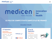 Tablet Screenshot of medicen.org